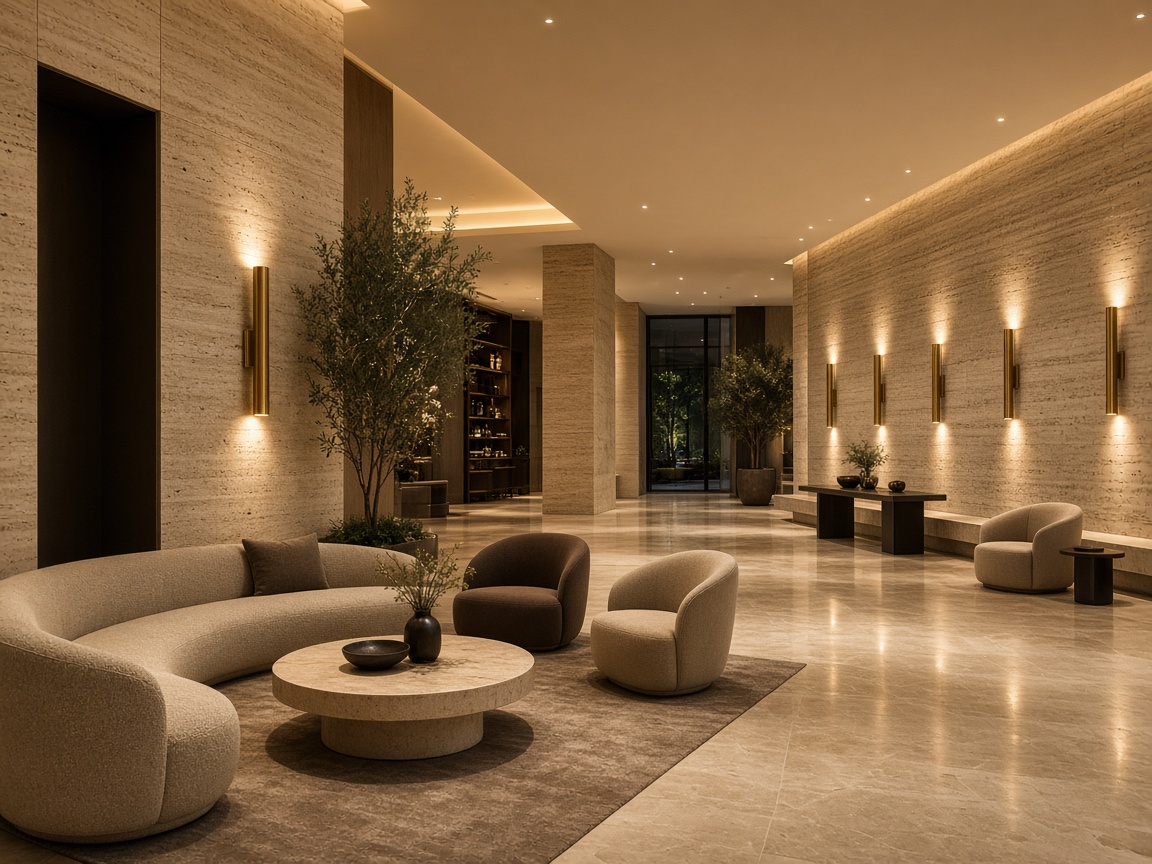 Луксозно празно boutique hotel фоайе — партньорство за hospitality проекти